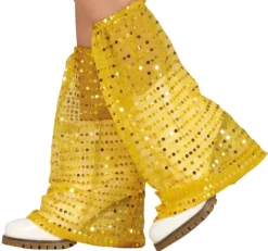 Nakładki na buty cekinowe DISCO złote