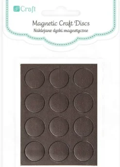 Naklejane dyski MAGNETYCZNE 1,27 cm 12 szt