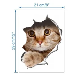 Naklejka KOT 3D