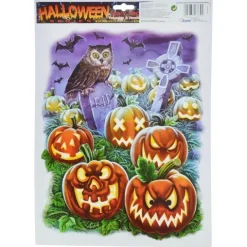 Naklejki na szybę okno XL dekoracja Halloween mix