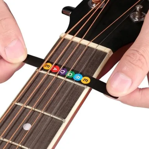 Naklejki do nauki gry na gitarze