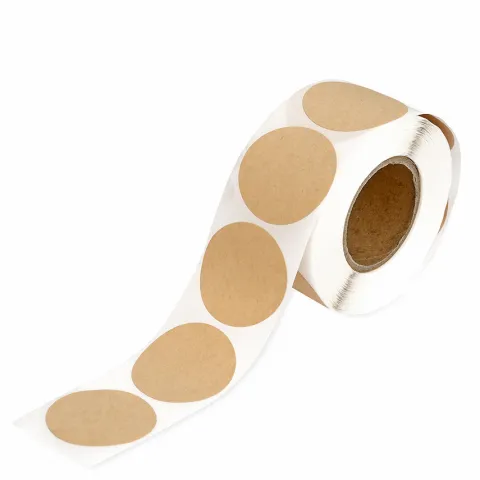 Naklejki na rolce okrągłe CRAFT średnica 3,8 cm 100 szt.