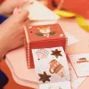 Naklejki świąteczne Merry Christmas + zawieszki MIX