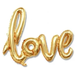Napis LOVE balon foliowy na Walentynki 54 cm różne kolory
