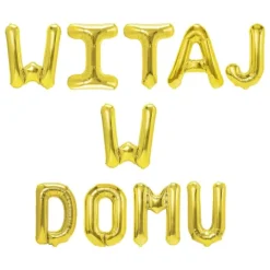 Napis WITAJ W DOMU balon foliowy