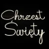 Napis LED neon - Chrzest Święty