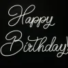 Napis LED neon - Happy Birthday