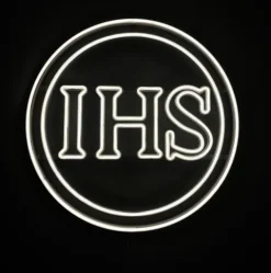 Napis LED neon - IHS Komunia