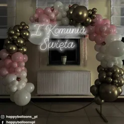 Napis LED neon - 1 Komunia Święta
