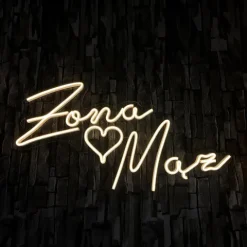 Napis LED neon - Żona Mąż (plexi)