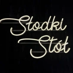 Napis LED neon - Słodki Stół