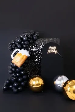Napis LEDowy NEON - Happy Birthday biały na plexi