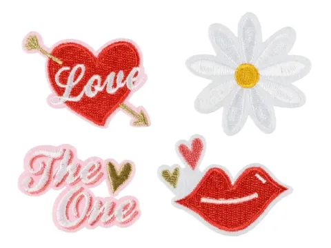 Naprasowanki na ubrania termo naszywki - Love