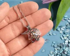 Naszyjnik JEDNOROŻEC z dwoma perłami