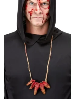 Naszyjnik odcięte palce Halloween