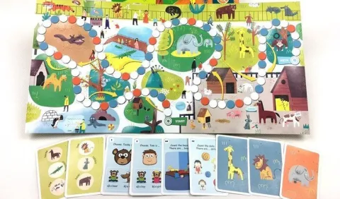 NA TROPIE ANGIELSKICH SŁÓWEK GRA EDUKACYJNA KAPITAN NAUKA