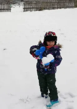 ŚNIEŻKOMAT snowball do robienia kulek śnieżnych podwójny