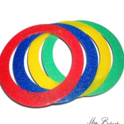 Obręcz żonglerska Glitter Brokatowa 24 cm kolor ZIELONY Mr Babache