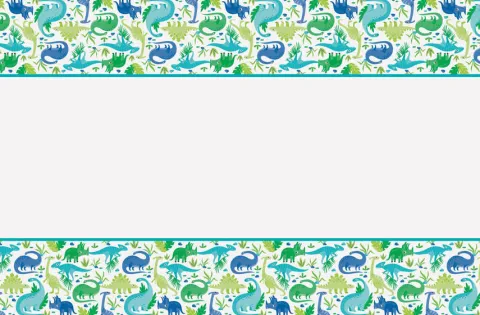 Obrus foliowy Dinozaury 137x213 cm