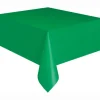 Obrus foliowy ZIELONY gładki 137 x 274 cm