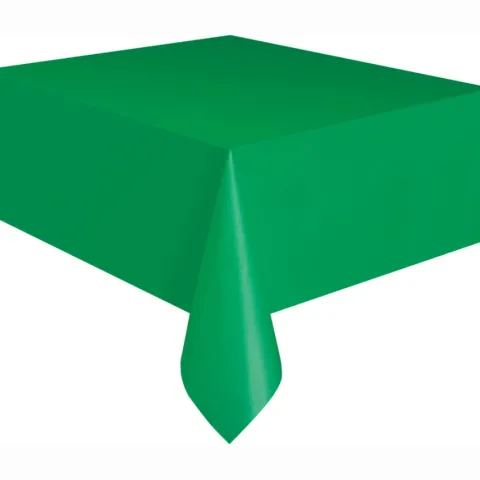 Obrus foliowy ZIELONY gładki 137 x 274 cm