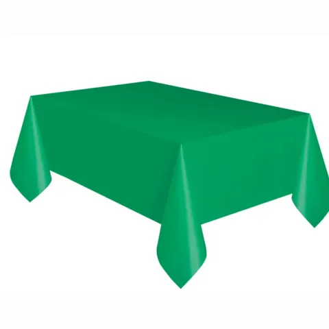Obrus foliowy ZIELONY gładki 137 x 274 cm