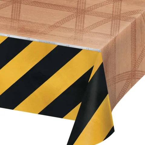 Obrus papierowy Pojazdy Budowy plac budowy 137 x 259 cm