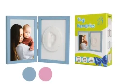 Odcisk bobasa ramka na zdjęcie z glinką Tiny Memories