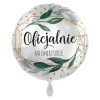 Oficjalnie na emeryturze balon foliowy okrągły 18"