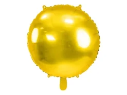 Okrągły jednokolorowy balon foliowy pastylka 80 cm