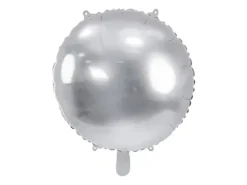 Okrągły jednokolorowy balon foliowy pastylka 80 cm