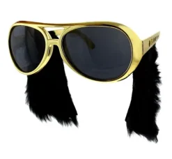 Okulary Elvis z baczkami śmieszne okulary