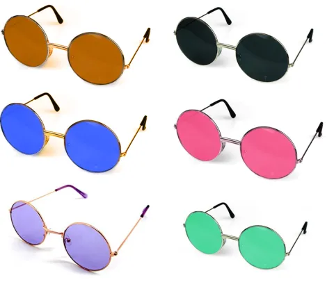 Okulary Hipisa w stylu Hippie hawajskie retro LENONKI