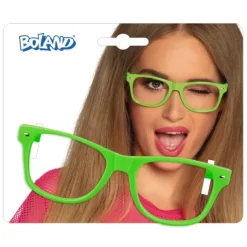 Okulary neonowe zielone UV