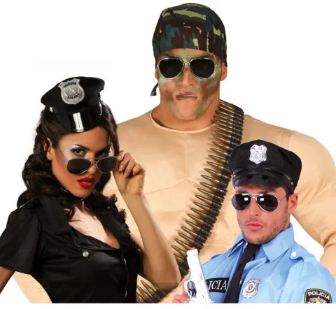 Okulary Policjanta pilotki aviatory