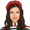 Opaska świąteczna na głowę czerwona