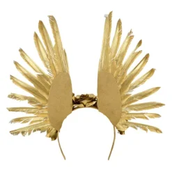 Opaska korona Tiara Stella z piórami