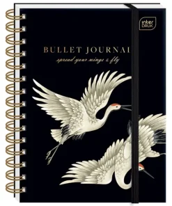 Organizer na spirali BUJO A5 224 kartki czarny