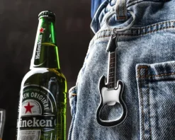 Otwieracz gitara elektryczna z magnesem - CZARNY