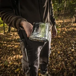 Outdoorowy płaszcz termiczny z kapturem