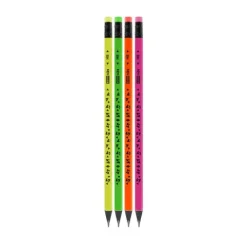 Ołówek z gumką FLUO 1 szt HB