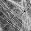 Pajęczyna biała z pająkami mini 20g Halloween