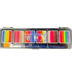 Paletka farb do twarzy Splitcake GLOW Neon Diamond FX 6x6g