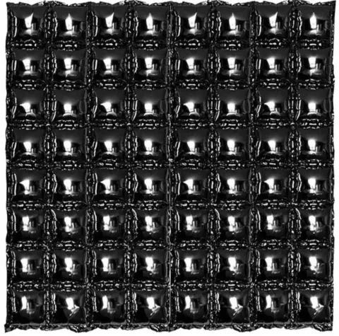 Panel Ścianka balonowa CZARNA 4 szt. 37 x 140 cm