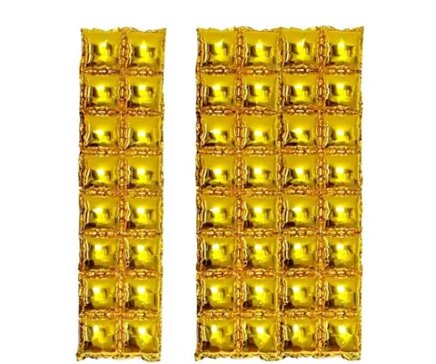 Panel Ścianka balonowa ZŁOTA 4 szt. 37 x 140 cm