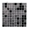 Panel cekinowy dekoracyjny ścianka kwadraty 30x30 cm - czarny