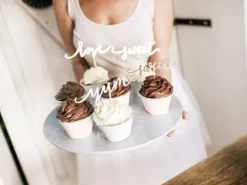 Papilotki na babeczki muffinki eleganckie pastel 6 szt.