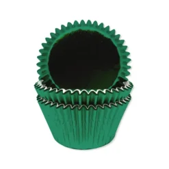 Papilotki na muffinki babeczki Zielone 45 szt.