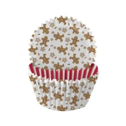 Papilotki na muffinki babeczki Świąteczne Wzory 75 szt. mix