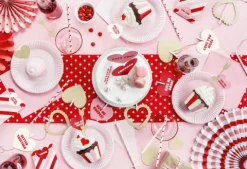 Papilotki na muffinki babeczki Walentynki 6 szt.